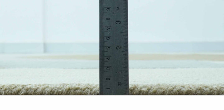 Azure Custom Made Modern Design Beige And Gray Hand Tufted Wool Rug - The Rug Decor