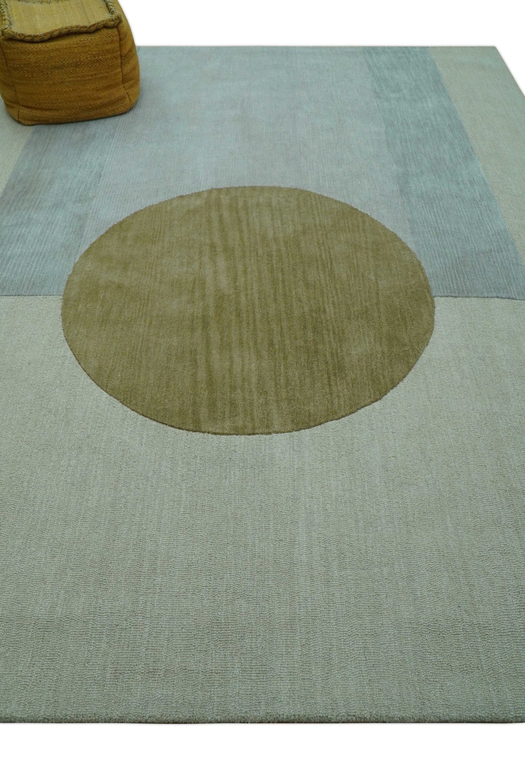 Azure Custom Made Modern Design Beige And Gray Hand Tufted Wool Rug - The Rug Decor