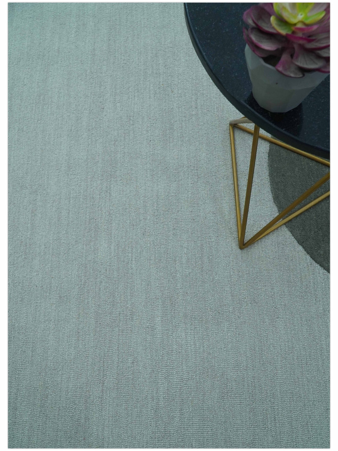 Azure Custom Made Modern Design Gray and Brown Hand Tufted Wool Rug - The Rug Decor