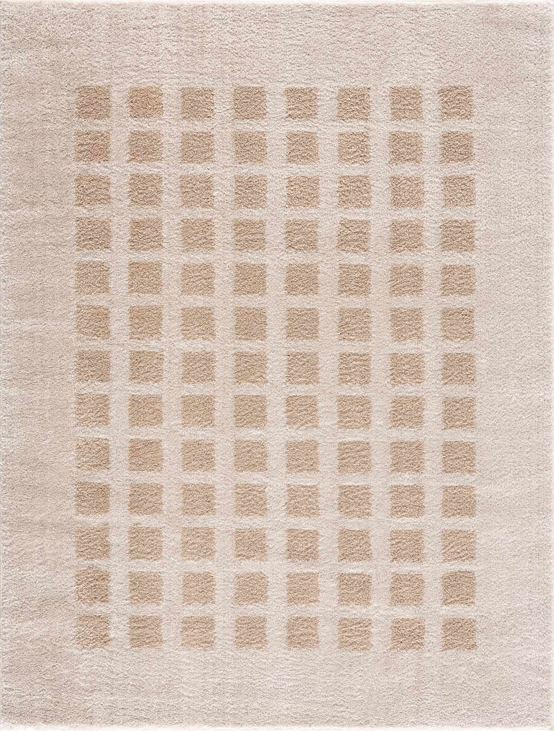 Baback Modern Geometrical Beige Washable Area Rug - The Rug Decor