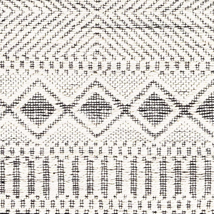 Bachauan Modern Geometrical Design Ivory Hand Woven Area Rug