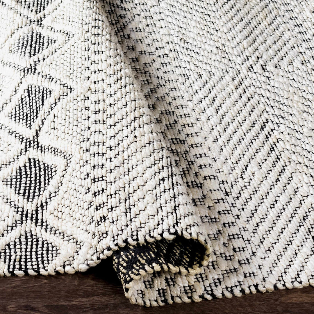 Bachauan Modern Geometrical Design Ivory Hand Woven Area Rug - The Rug Decor