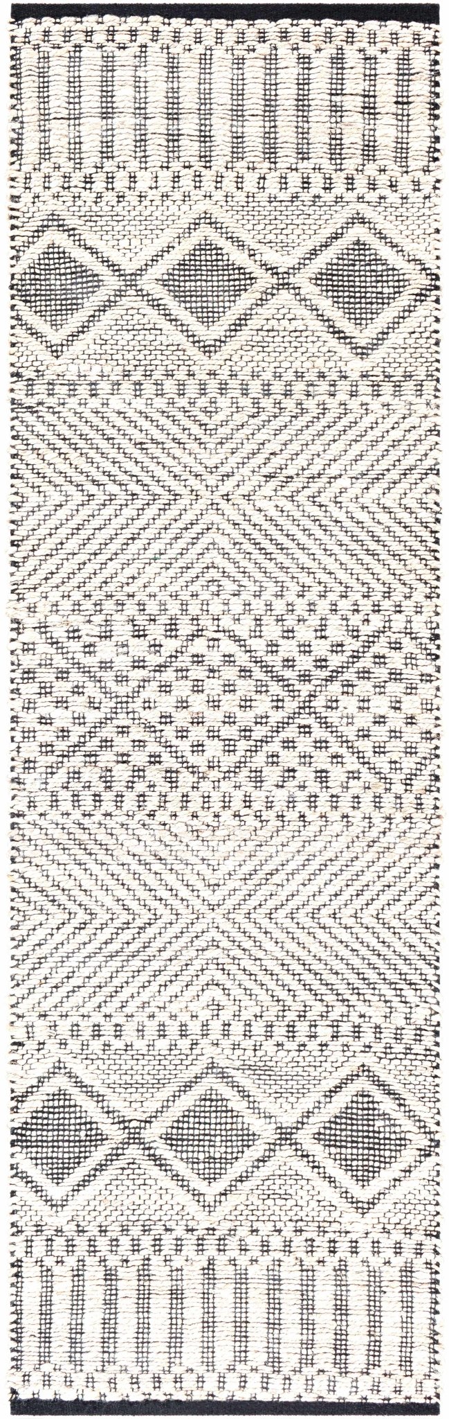 Bachauan Modern Geometrical Design Ivory Hand Woven Area Rug - The Rug Decor