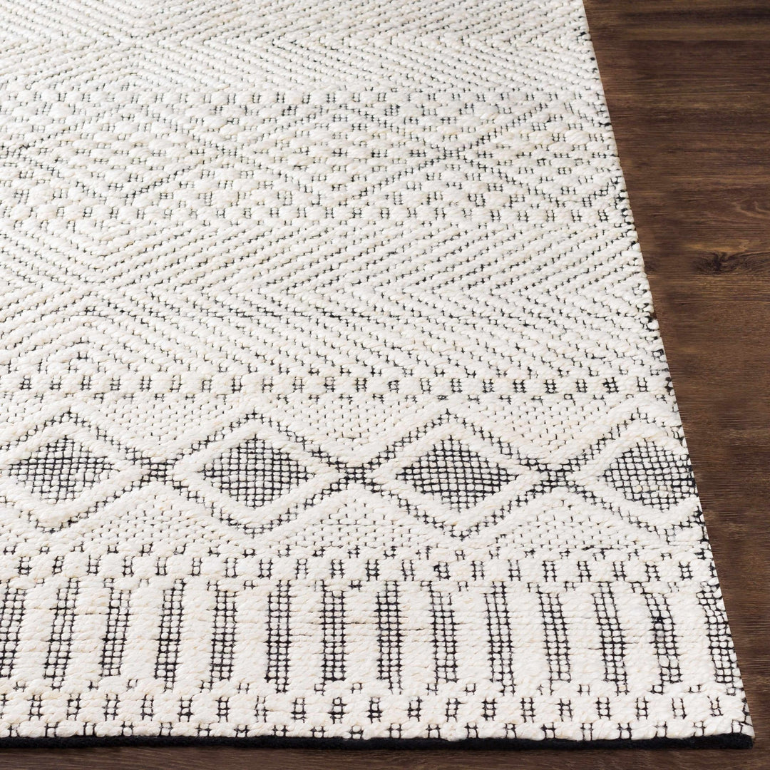 Bachauan Modern Geometrical Design Ivory Hand Woven Area Rug - The Rug Decor
