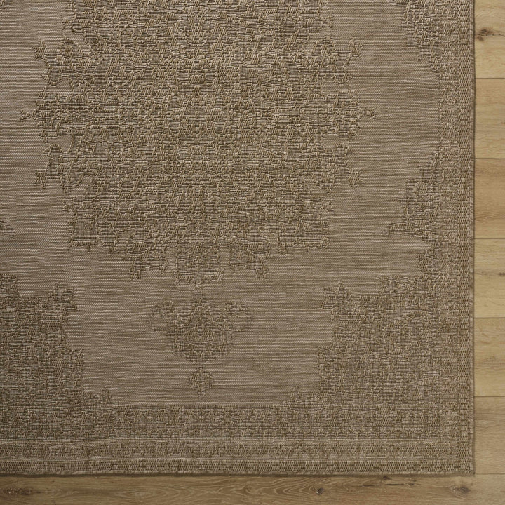 Bahula Traditional Style Brown Outdoor Area Rug - The Rug Decor