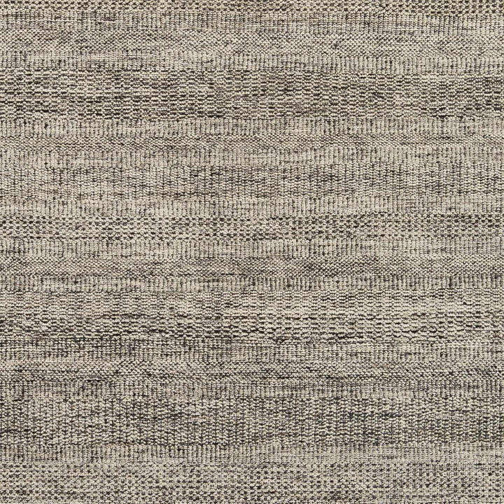 Balaclava Beige And Black Modern Style Hand Knotted Area Rug