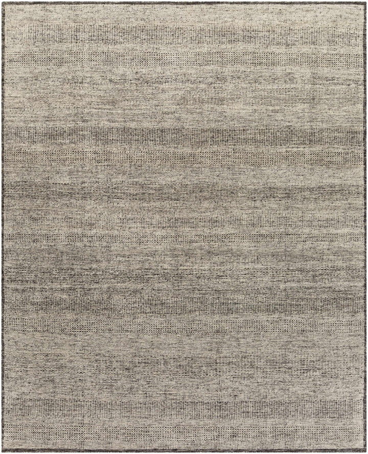 Balaclava Beige And Black Modern Style Hand Knotted Area Rug - The Rug Decor