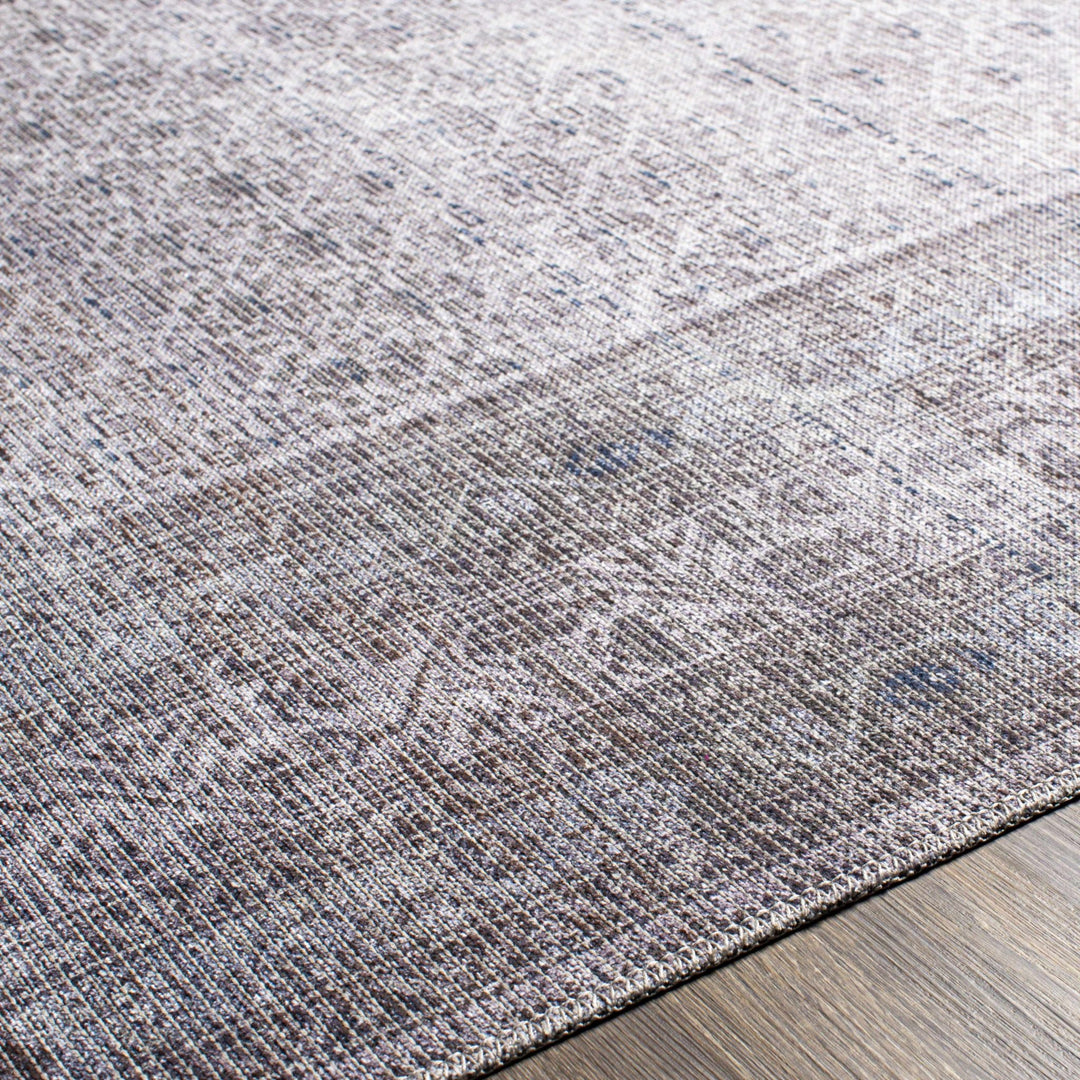 Ballinasloe Traditional Gray Washable Rug - The Rug Decor