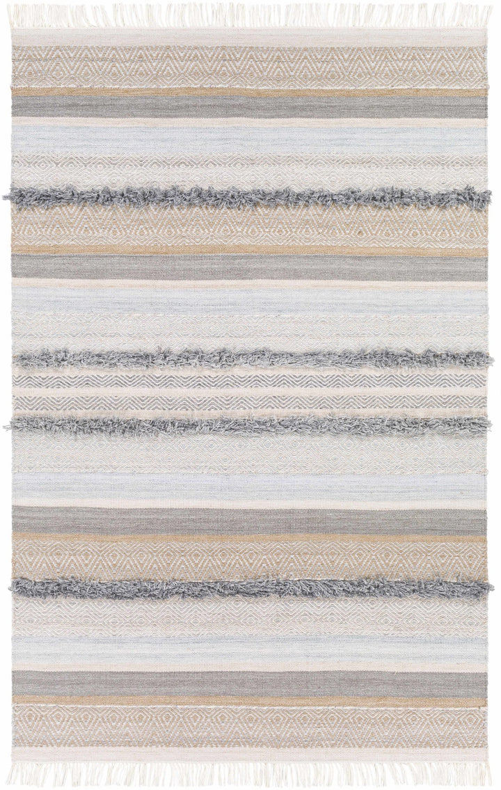 Ballinrobe Beige And Gray Modern Style Hand Woven Area Rug - The Rug Decor