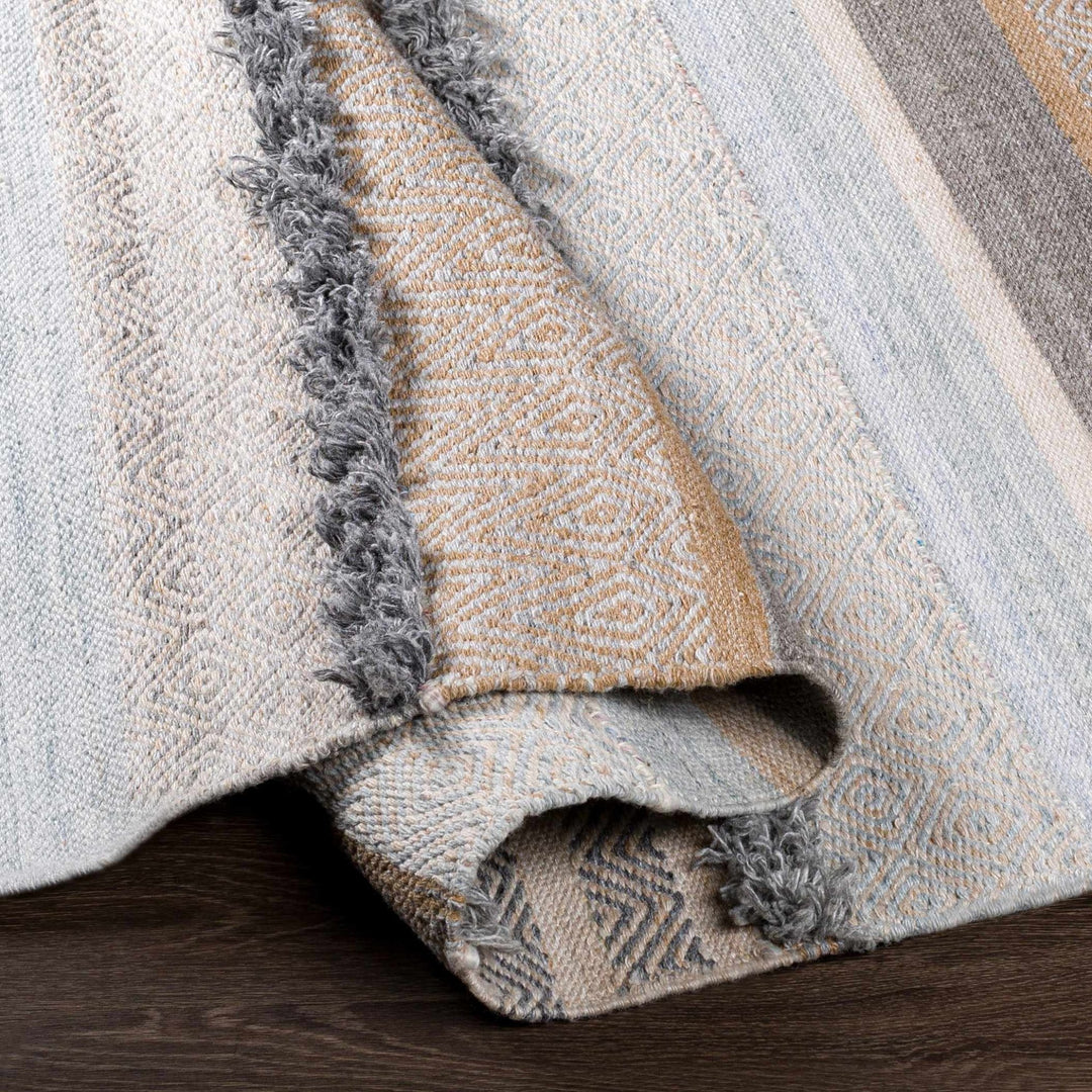 Ballinrobe Beige And Gray Modern Style Hand Woven Area Rug - The Rug Decor