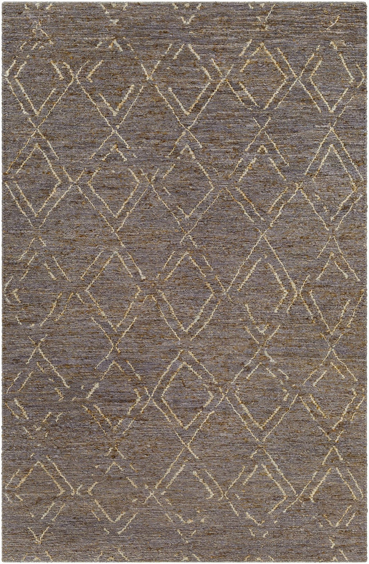 Ballyjamesduff Modern Geometric Brown Hand Woven Area Rug - The Rug Decor