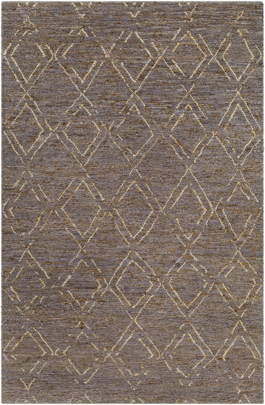 Ballyjamesduff Modern Geometric Brown Hand Woven Area Rug - The Rug Decor