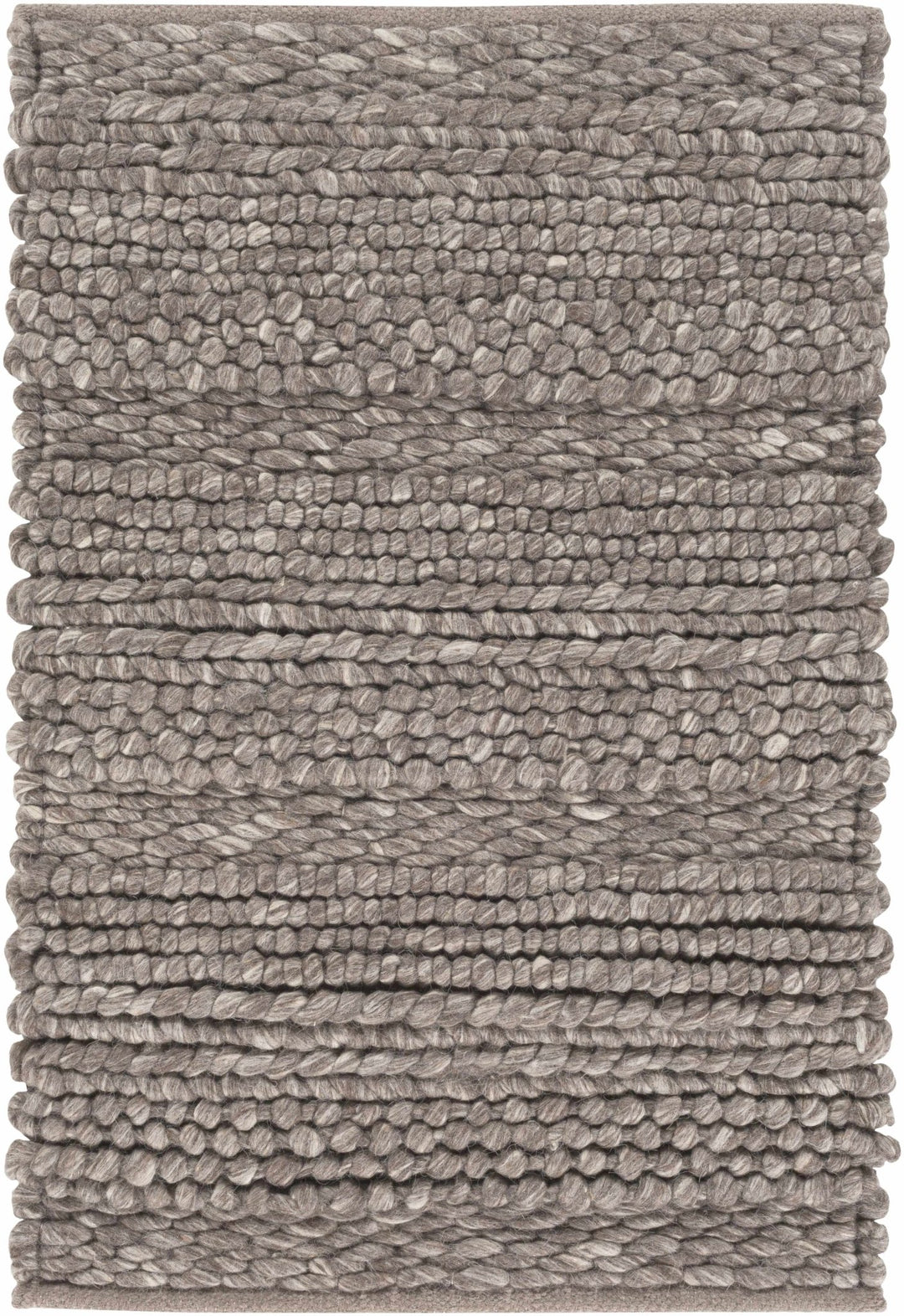 Ballymena Taupe Contemporary Style Hand Woven Area Rug - The Rug Decor