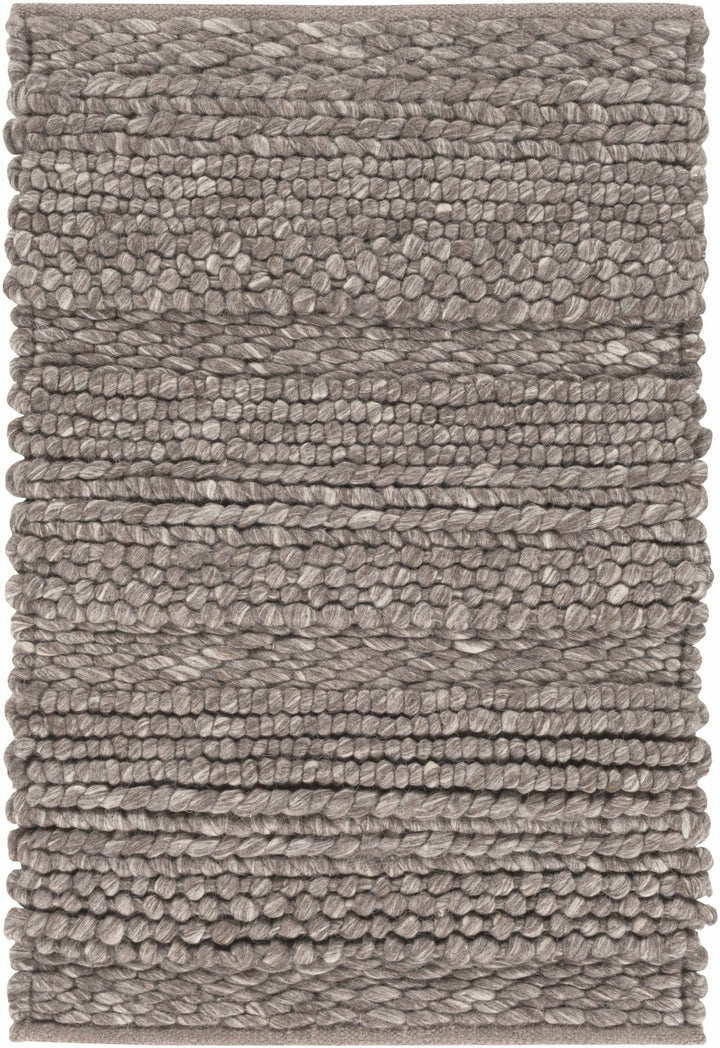 Ballymena Taupe Contemporary Style Hand Woven Area Rug - The Rug Decor