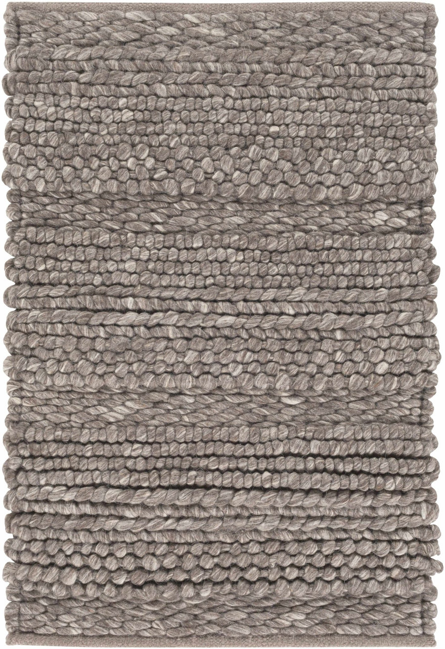 Ballymena Taupe Contemporary Style Hand Woven Area Rug - The Rug Decor