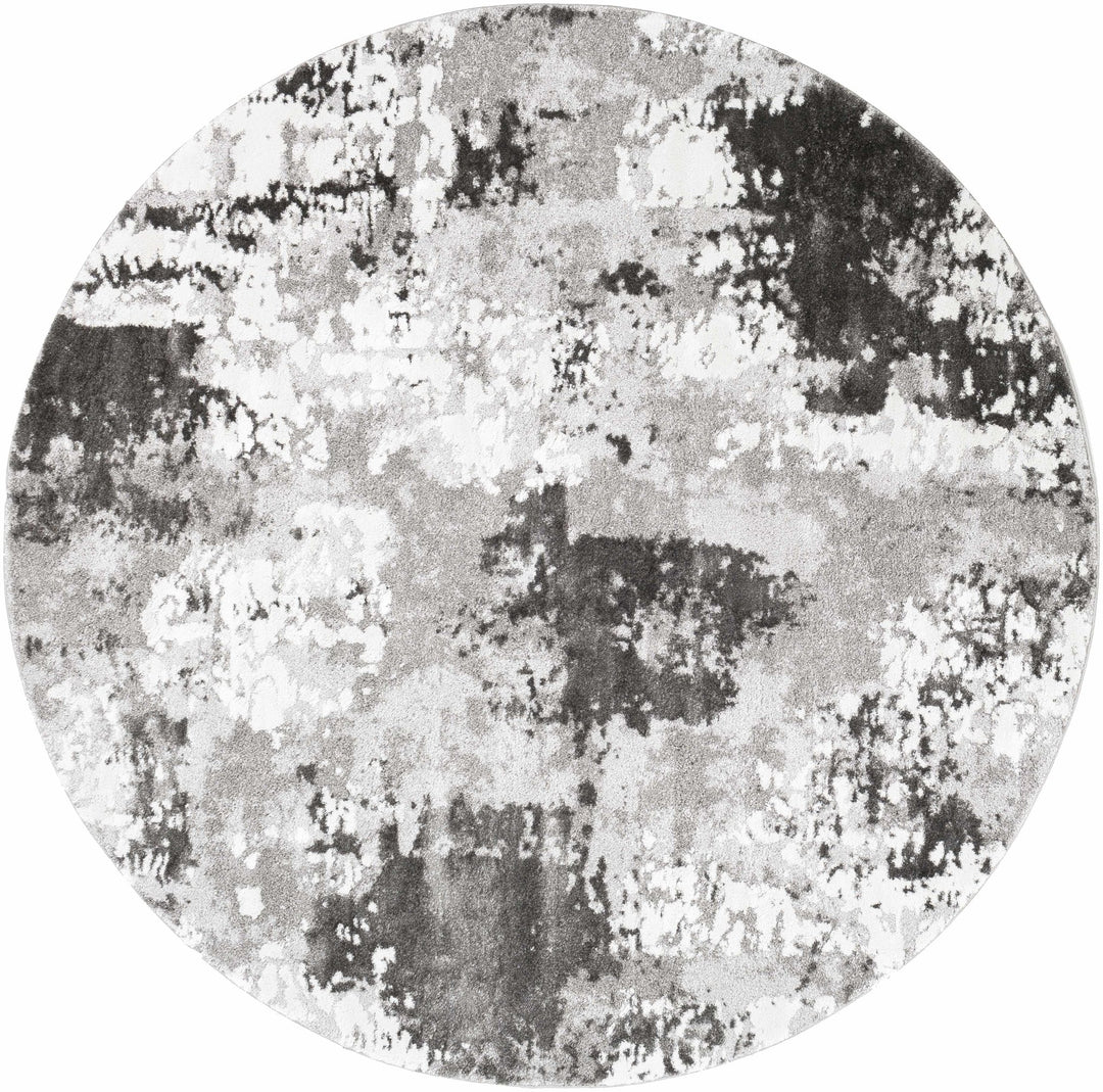 Balmat Modern Abstract Design Ivory And Gray Area Rug - The Rug Decor