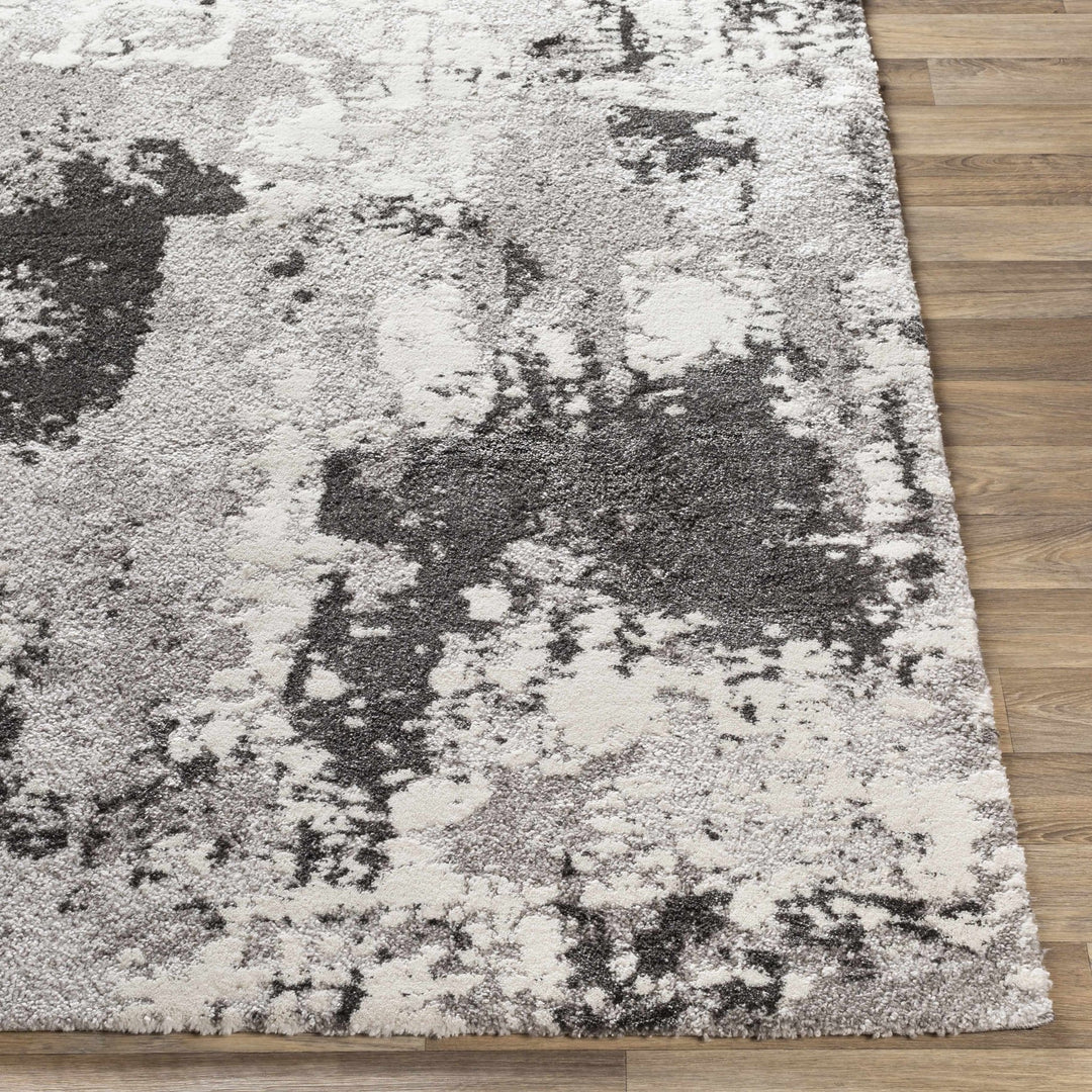 Balmat Modern Abstract Design Ivory And Gray Area Rug - The Rug Decor