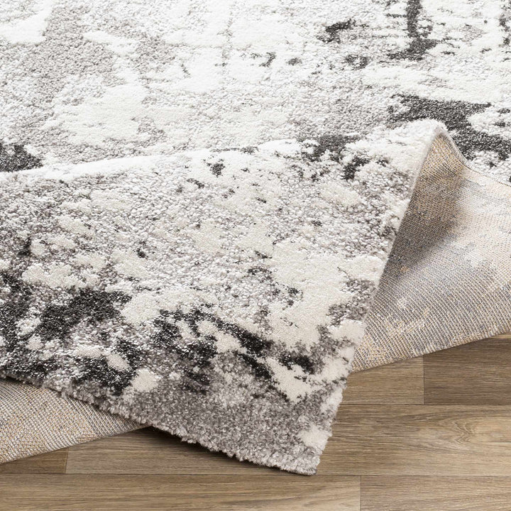 Balmat Modern Abstract Design Ivory And Gray Area Rug - The Rug Decor