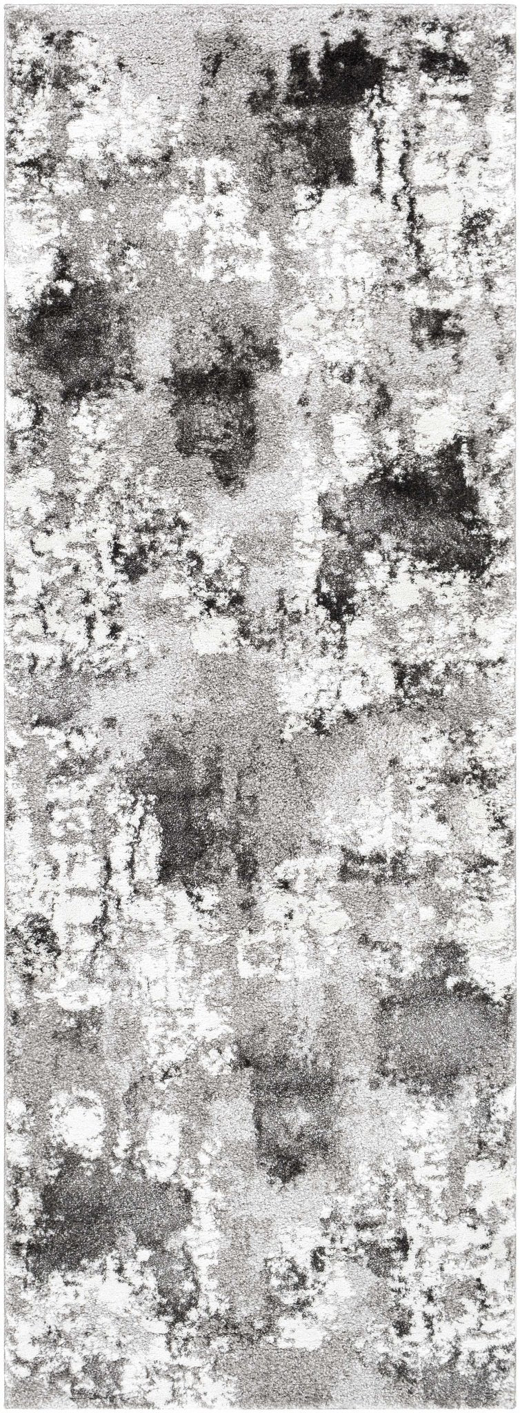 Balmat Modern Abstract Design Ivory And Gray Area Rug - The Rug Decor