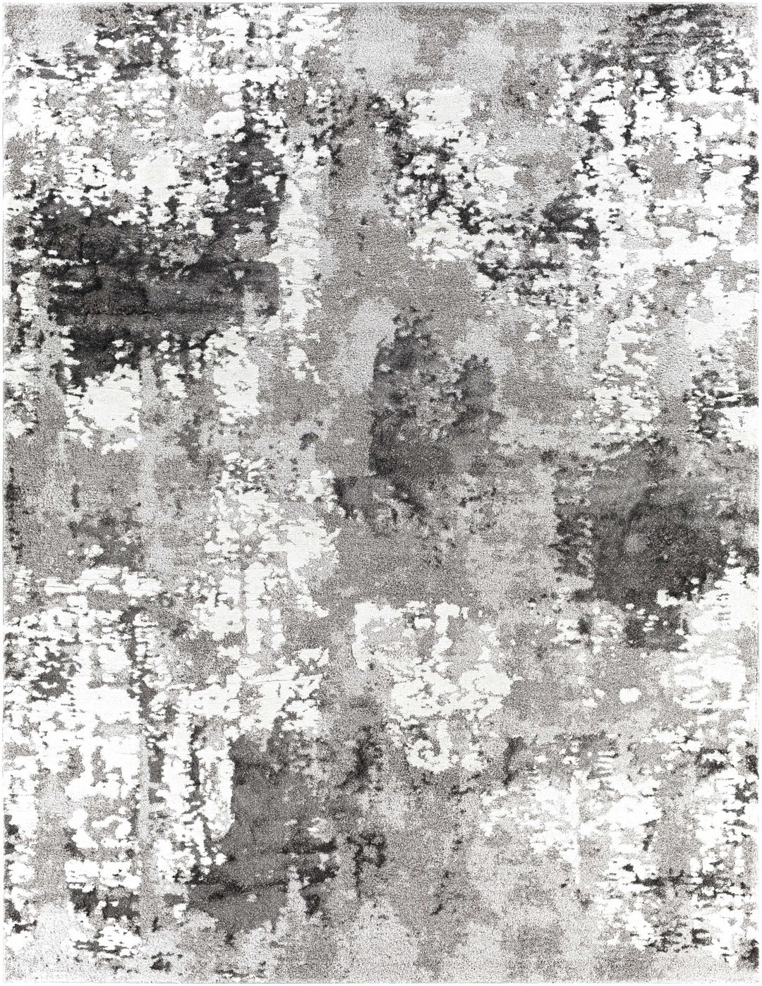 Balmat Modern Abstract Design Ivory And Gray Area Rug - The Rug Decor