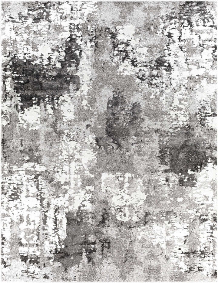 Balmat Modern Abstract Design Ivory And Gray Area Rug - The Rug Decor