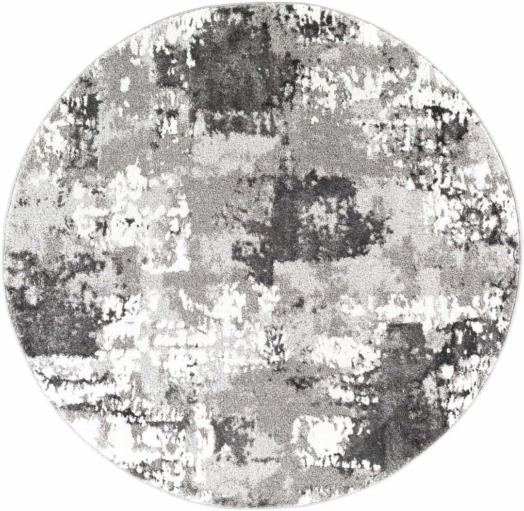 Balmat Modern Abstract Design Ivory And Gray Area Rug - The Rug Decor