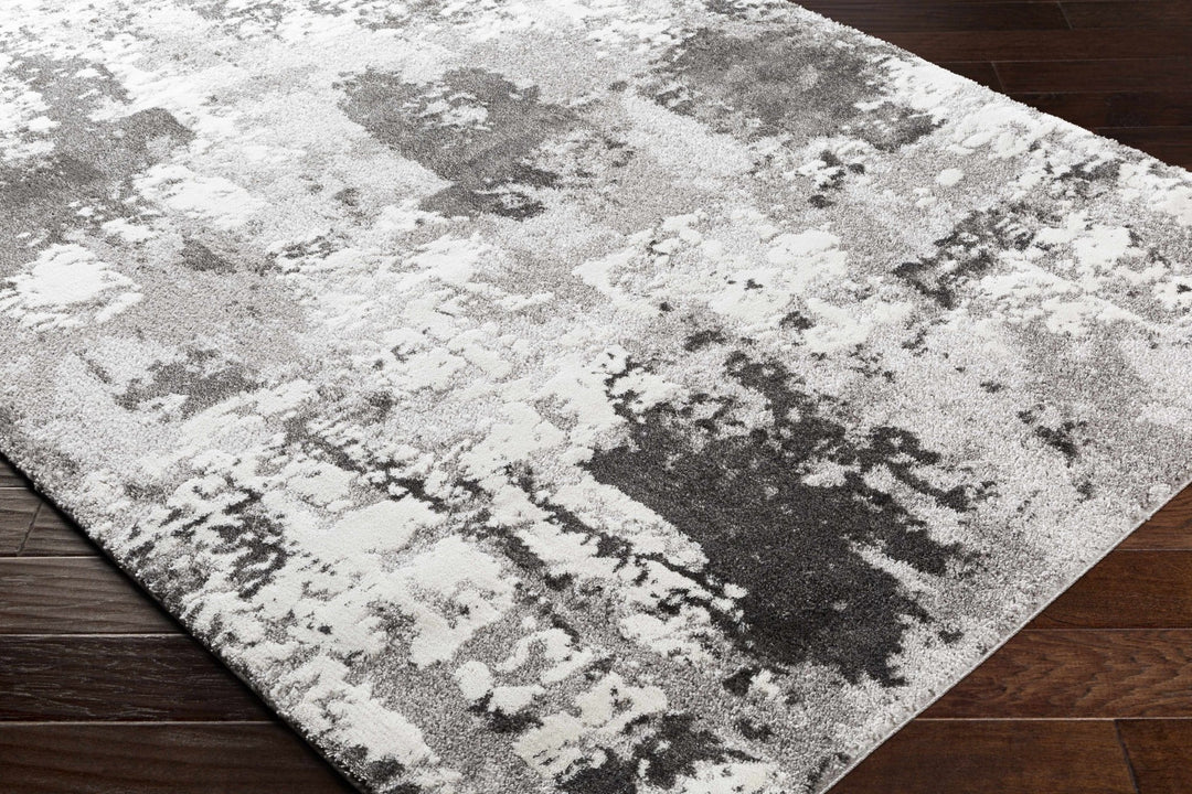Balmat Modern Abstract Design Ivory And Gray Area Rug - The Rug Decor