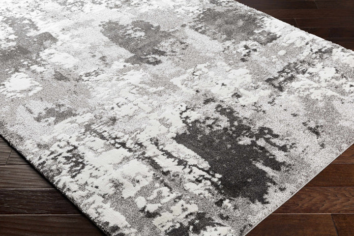 Balmat Modern Abstract Design Ivory And Gray Area Rug - The Rug Decor