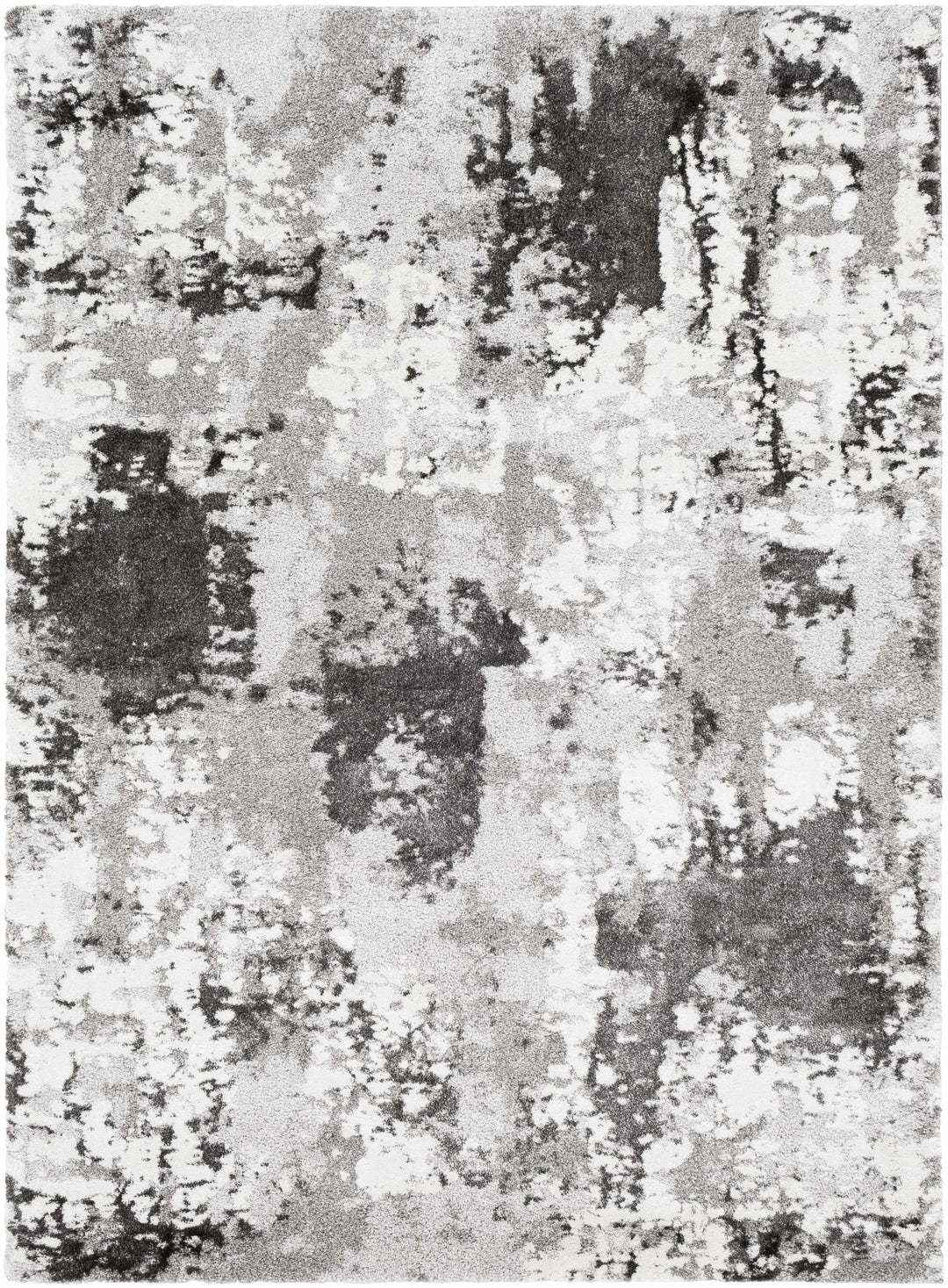 Balmat Modern Abstract Design Ivory And Gray Area Rug - The Rug Decor