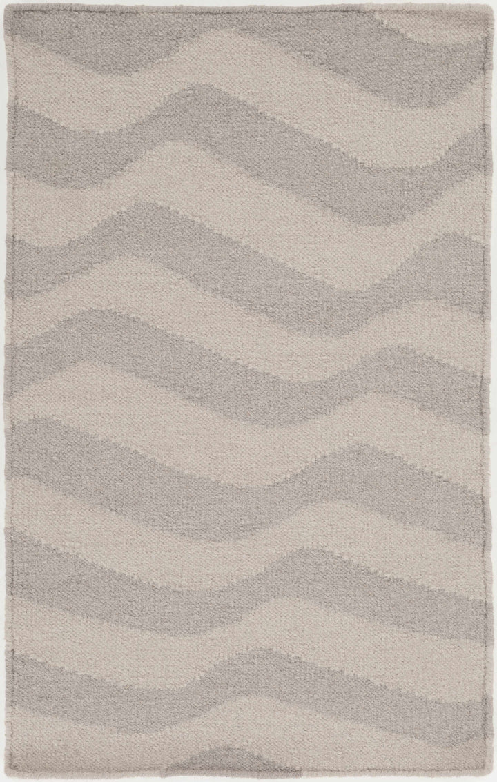Balsam Contemporary Style Beige And Taupe Hand Woven Area Rug