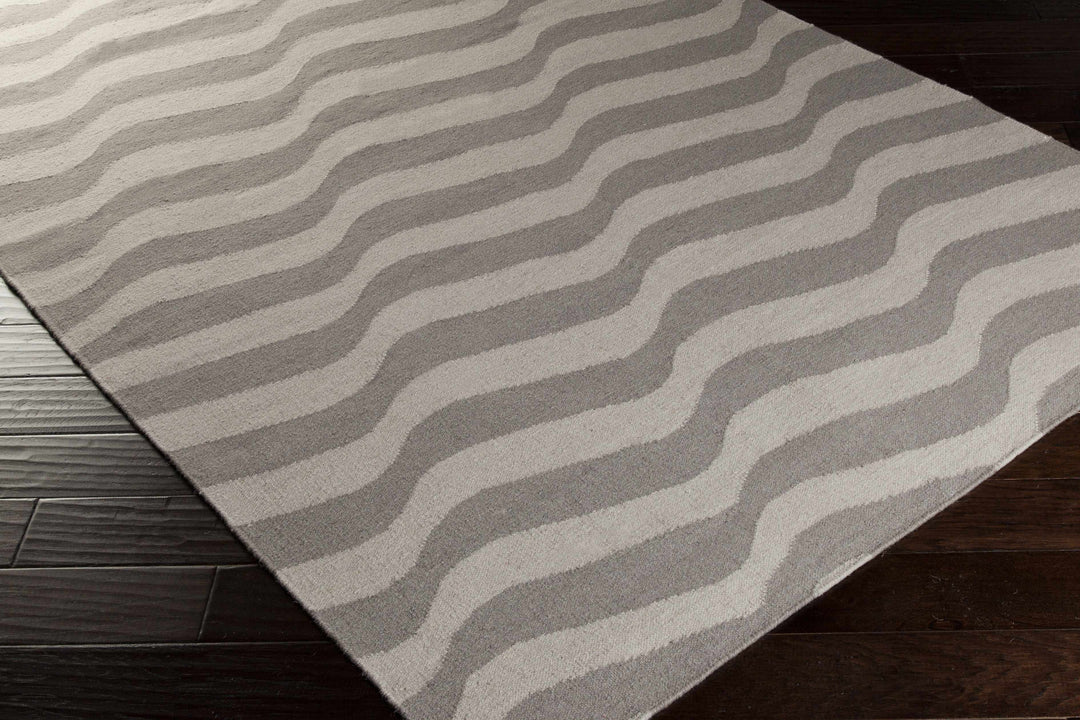 Balsam Contemporary Style Beige And Taupe Hand Woven Area Rug