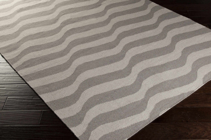 Balsam Contemporary Style Beige And Taupe Hand Woven Area Rug