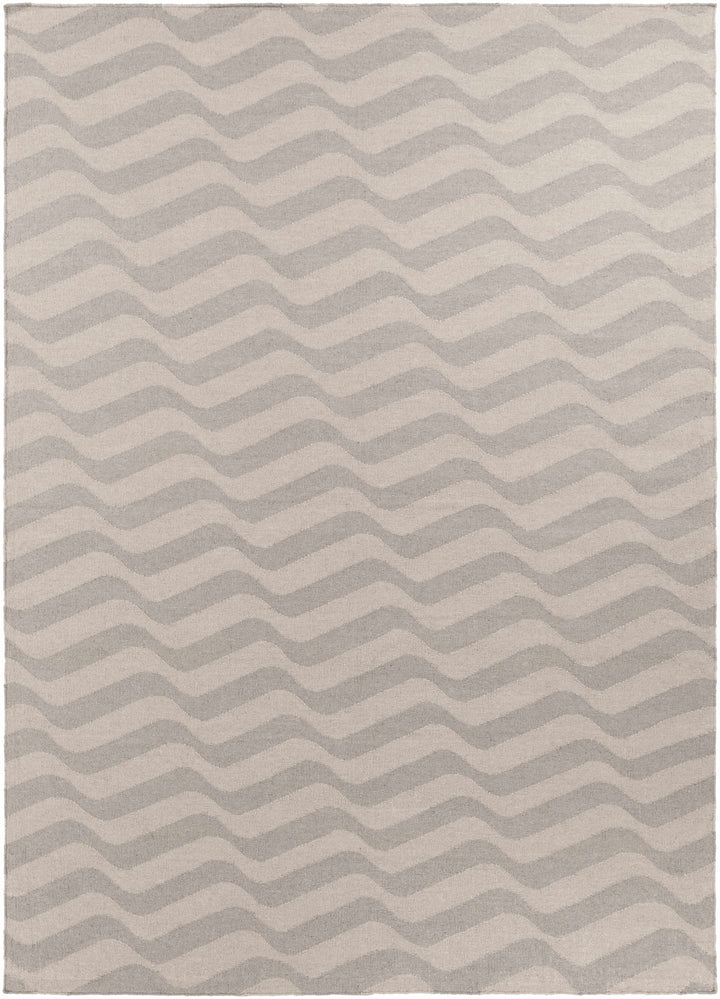 Balsam Contemporary Style Beige And Taupe Hand Woven Area Rug