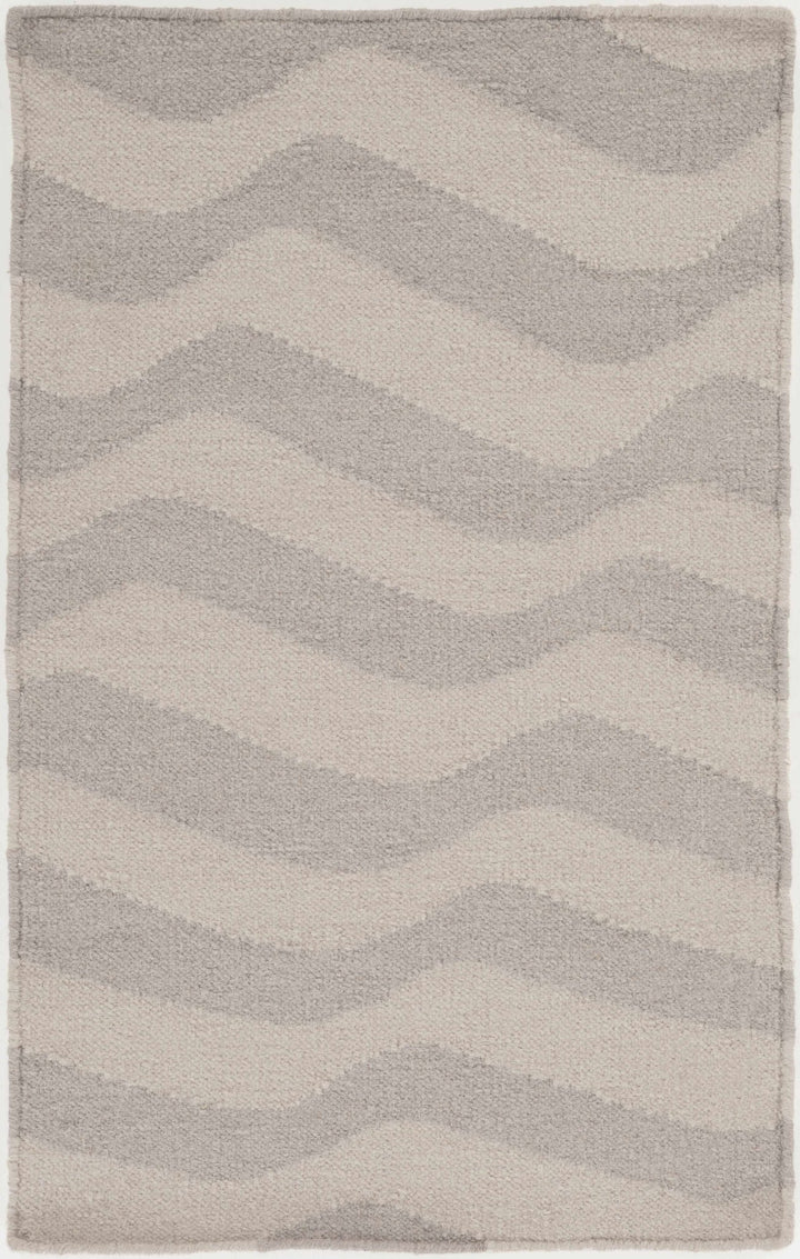 Balsam Contemporary Style Beige And Taupe Hand Woven Area Rug - The Rug Decor