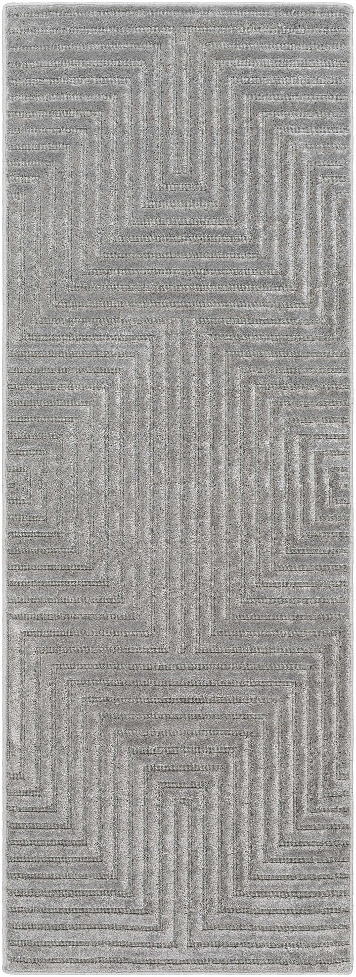 Banayoyo Gray Modern Geometrical Design Area Rug