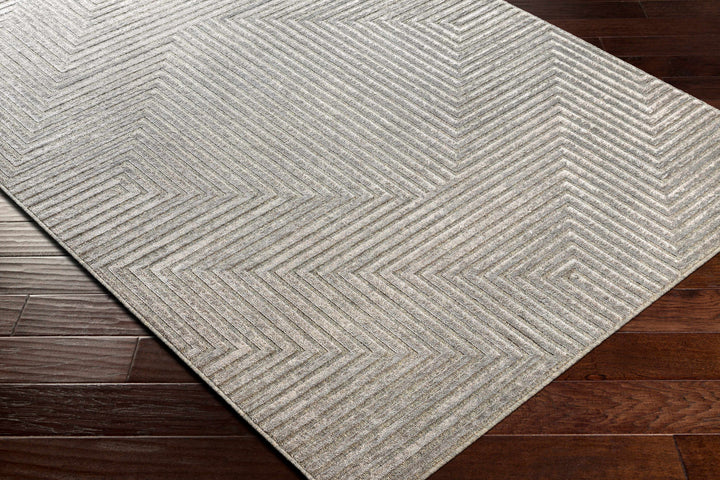Banayoyo Gray Modern Geometrical Design Area Rug