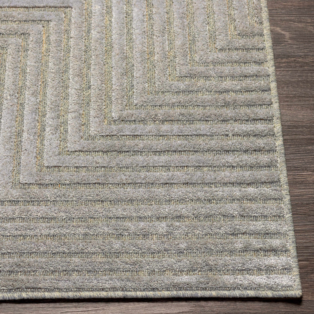 Banayoyo Gray Modern Geometrical Design Area Rug