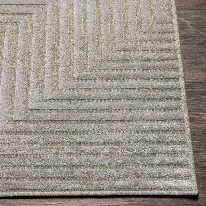 Banayoyo Gray Modern Geometrical Design Area Rug
