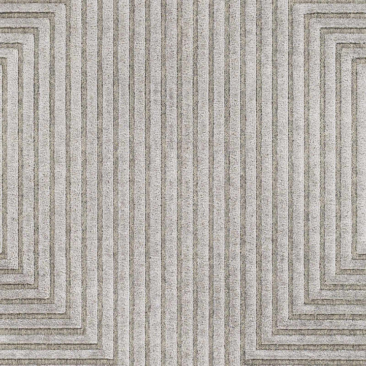 Banayoyo Gray Modern Geometrical Design Area Rug