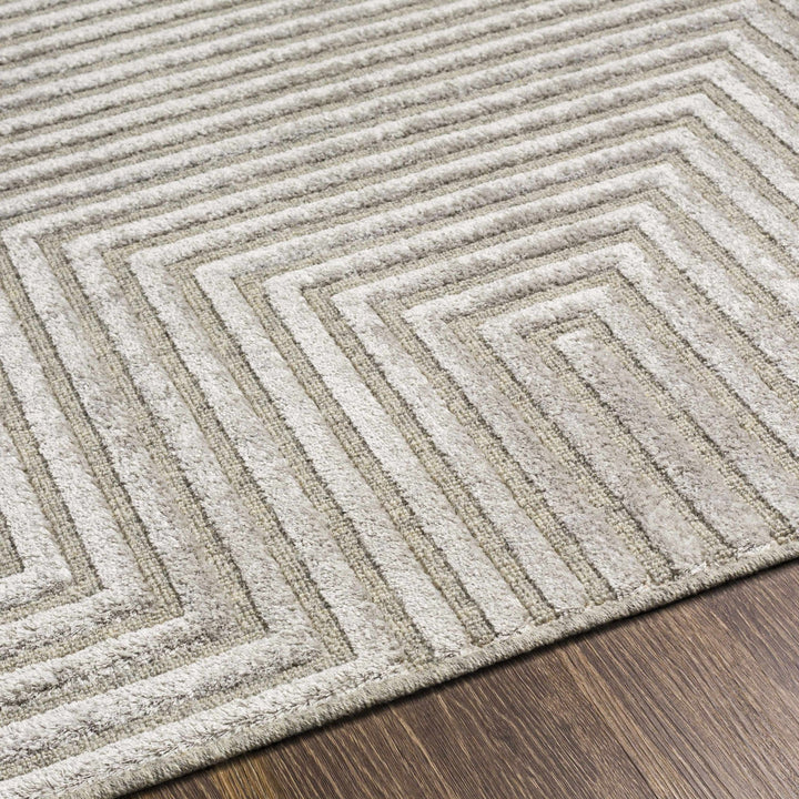Banayoyo Gray Modern Geometrical Design Area Rug - The Rug Decor