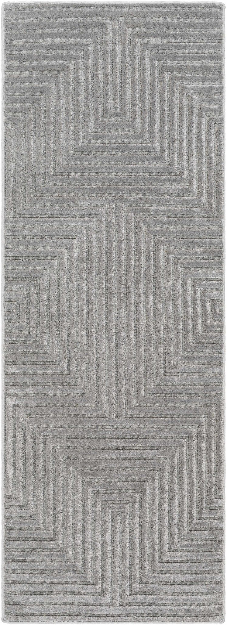 Banayoyo Gray Modern Geometrical Design Area Rug - The Rug Decor
