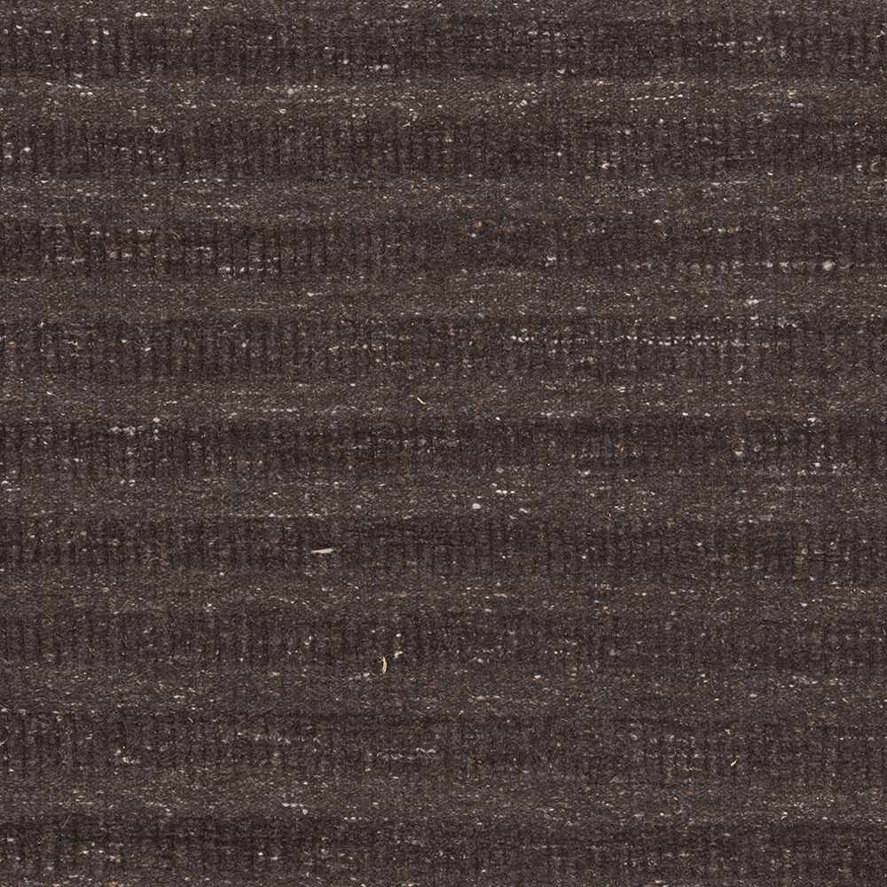 Banbury Modern Solid Black And Charcoal Wool Rug - The Rug Decor