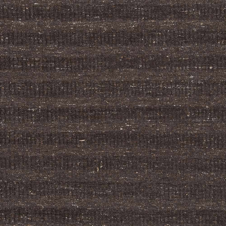 Banbury Modern Solid Black And Charcoal Wool Rug - The Rug Decor