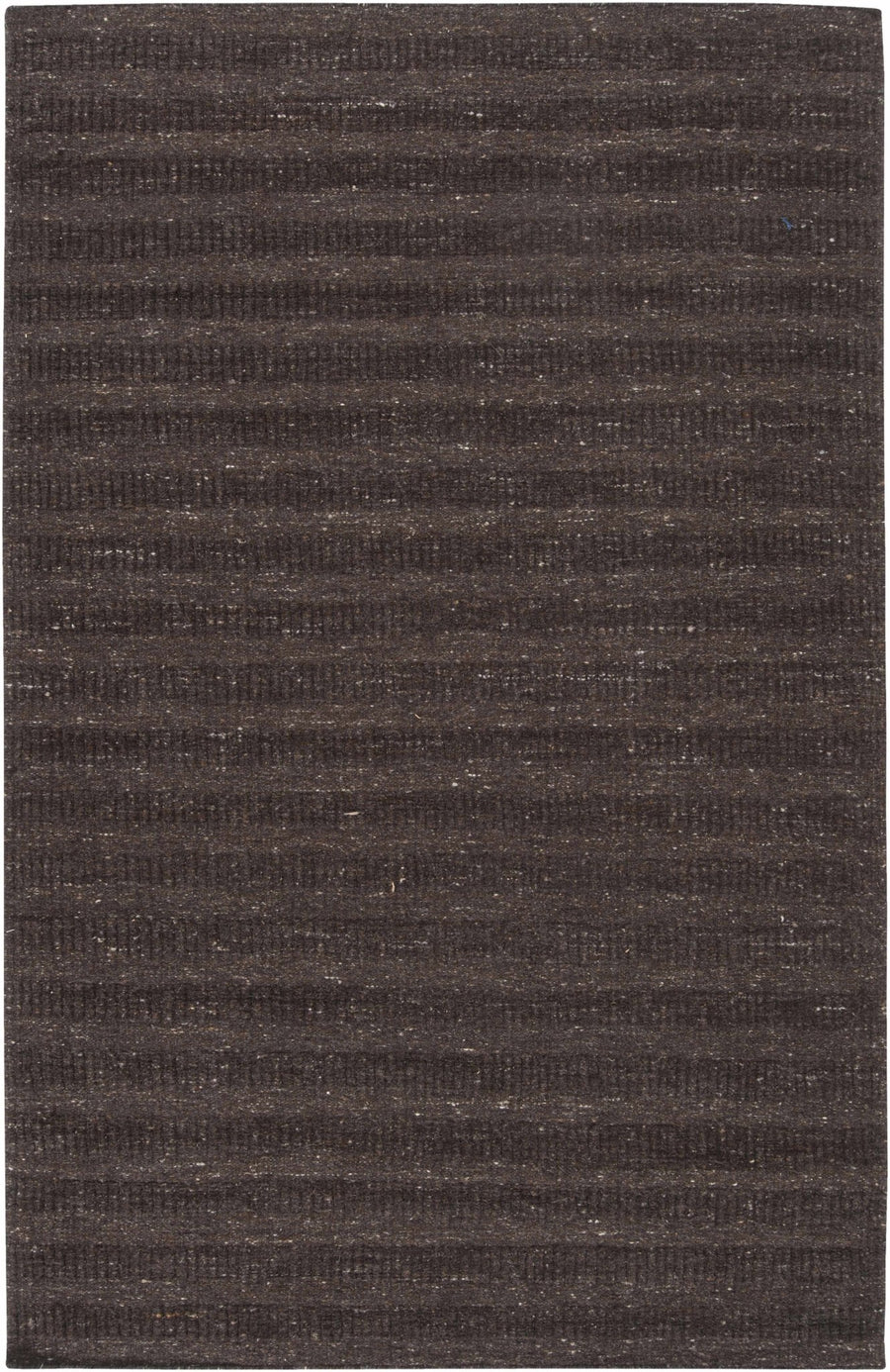Banbury Modern Solid Black And Charcoal Wool Rug - The Rug Decor