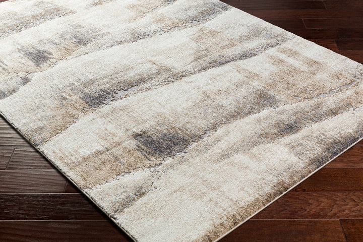 Banji Abstract Style Beige And Gray Rug - The Rug Decor