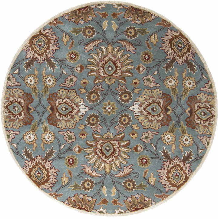 Bannock Traditional Floral Design Gray And Beige Rug - The Rug Decor