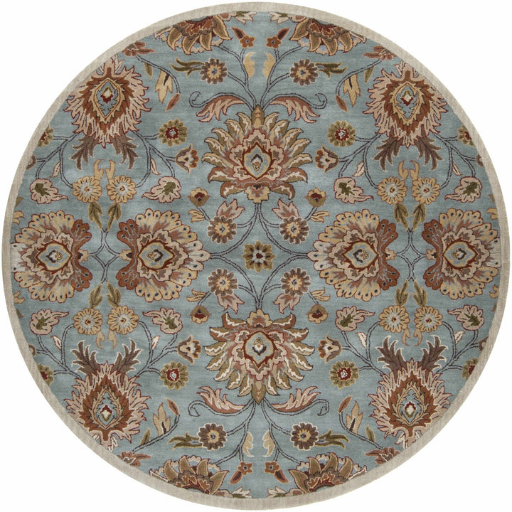 Bannock Traditional Floral Design Gray And Beige Rug - The Rug Decor