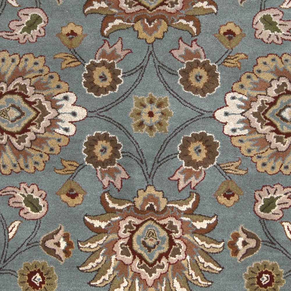 Bannock Traditional Floral Design Gray And Beige Rug - The Rug Decor