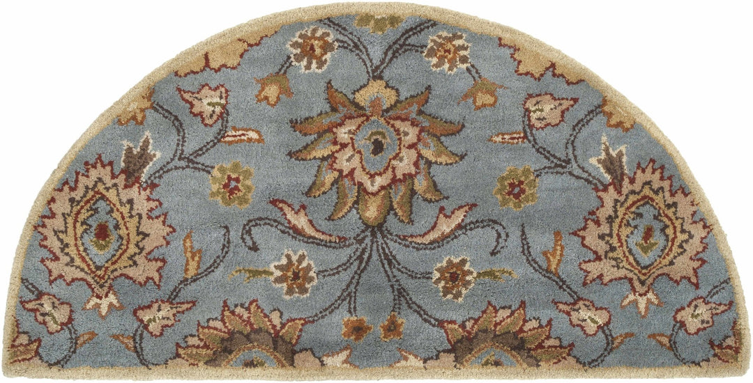 Bannock Traditional Floral Design Gray And Beige Rug - The Rug Decor