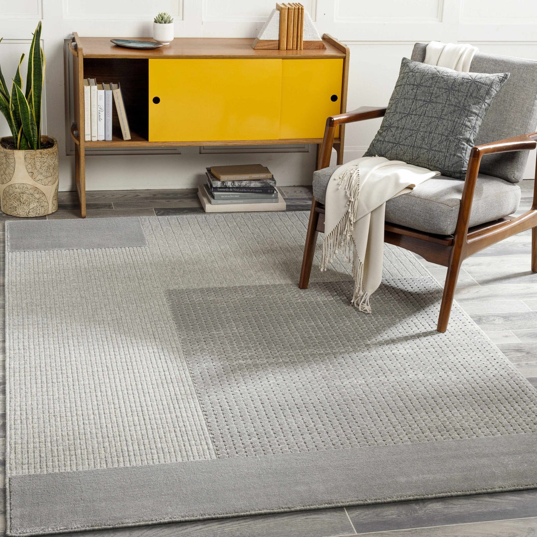 Bantiqui Contemporary Style Gray Area Rug - The Rug Decor